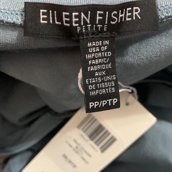 Eileen Fisher Viscose Stretch Jersey 3/4 Sleeve V-Neck Dress new with tags - Picture 4 of 8